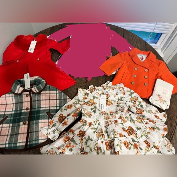 Janie and Jack Baby Girls Clothing Bundle Lot